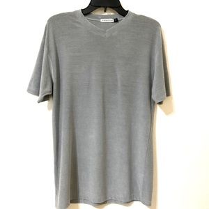 Primitive V Neck Tee Shirt Jersey, Gray M